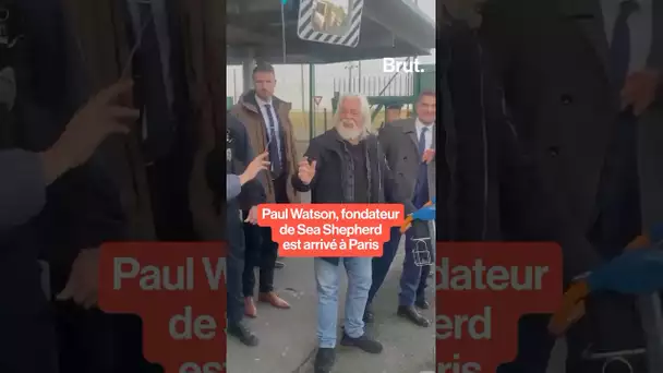 Paul Watson, fondateur de Sea Shepherd est arrivé à Paris.