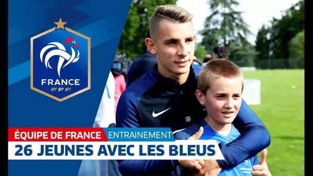 Un entraînement avec les Bleus pour 26 jeunes !