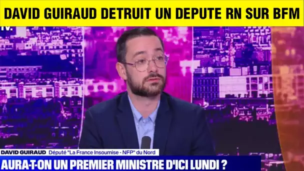 DAVID GUIRAUD DEJA DE RETOUR POUR ETEINDRE SES ADVERSAIRES SUR BFM TV