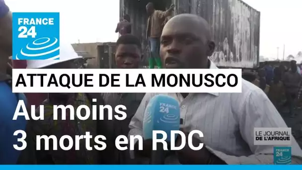 Attaque d'un convoi de la Monusco : au moins 3 morts dans l'est de la RDC • FRANCE 24