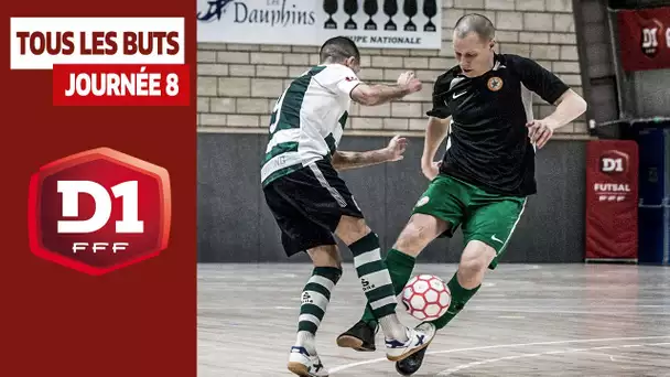 D1 Futsal, Journée 8 : Tous les buts