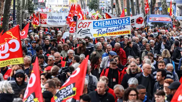 Réforme des retraites : 480.000 manifestants selon l'Intérieur, 1,7 million selon la CGT