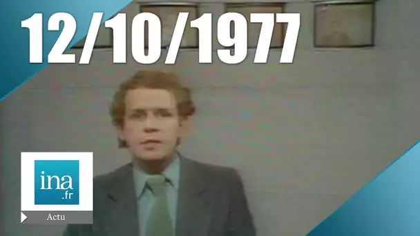 20h Antenne 2 du 12 octobre 1977 - Tito à Paris | Archive INA