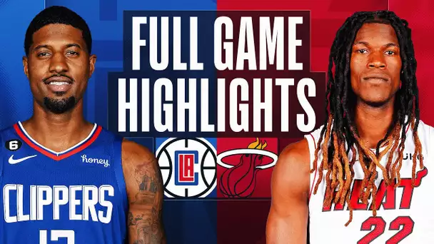 CLIPPERS at HEAT | FULL GAME HIGHLIGHTS | December 8, 2022