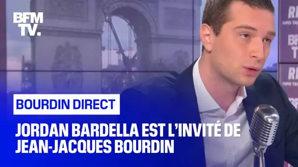 Jordan Bardella face à Jean-Jacques Bourdin en direct