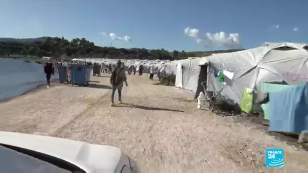 Lesbos : camp de migrants d'urgence, des conditions sanitaires médiocres