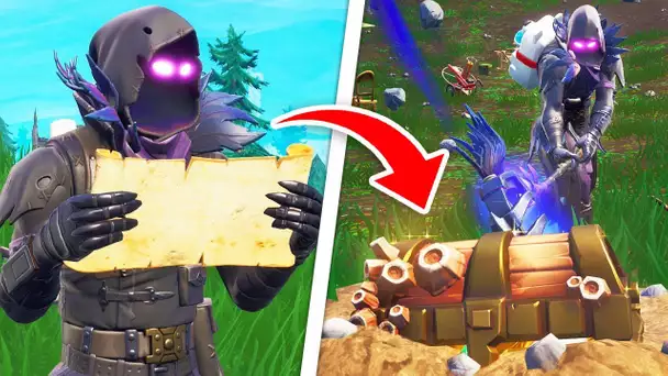 CARTES & COFFRE AU TRÉSOR SUR FORTNITE !