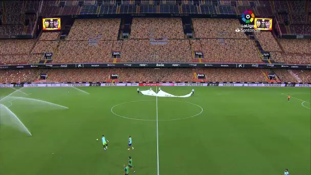 Calentamiento Valencia CF vs Levante UD