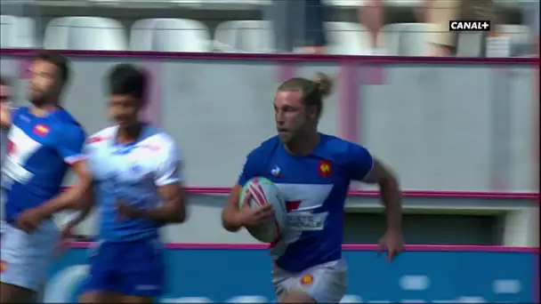 Paris Sevens - Le doublé de Stephen Parez face aux Samoa