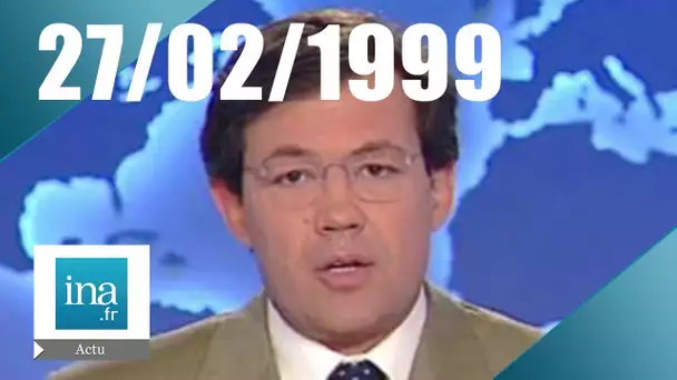 20h Antenne 2 du 27 février 1999 | Georges Bush invité du journal | Archive INA