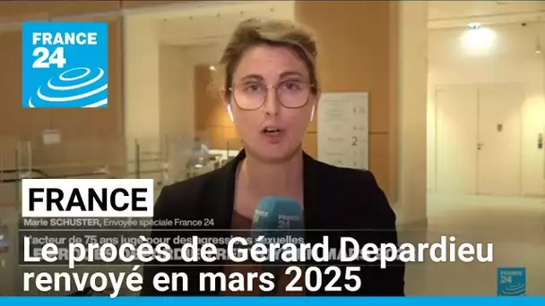 France : le procès de Gérard Depardieu renvoyé en mars 2025 • FRANCE 24