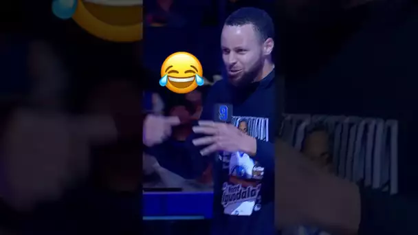 Steph reenacts the famous Iggy & Wiggins clip 😂