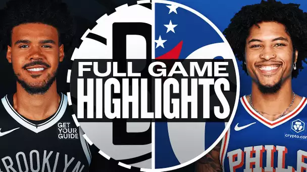 NETS at 76ERS | NBA PRESEASON FULL GAME HIGHLIGHTS | October 16, 2024