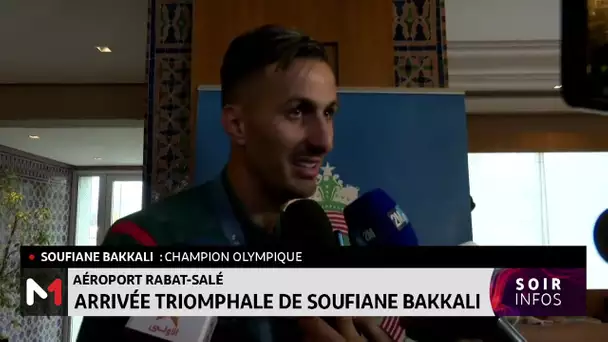 JO 2024 : Accueil triomphal pour Soufiane El Bakkali, à son retour au Maroc