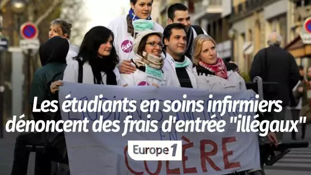 Les étudiants en soins infirmiers dénoncent des frais d'entrée "illégaux" : "On nous donne des ex…