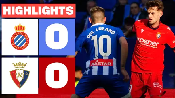 RCD ESPANYOL 0 - 0 CA OSASUNA I RESUMEN LALIGA EA SPORTS