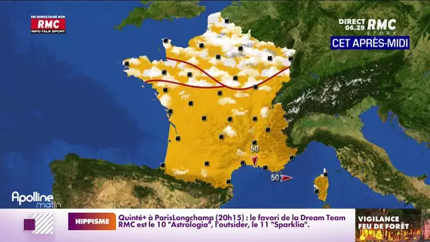 La météo du 21 juillet 2022