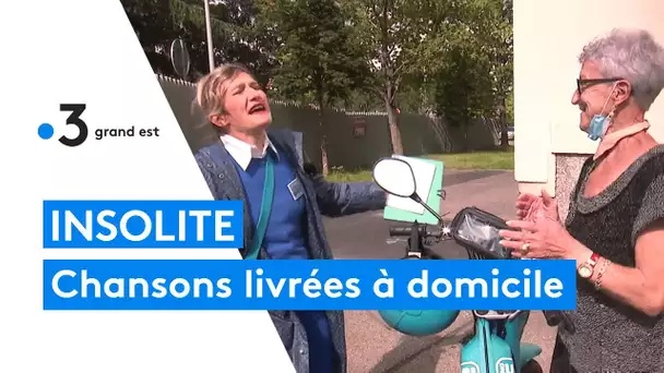 Insolite : Livraison de chansons à domicile et à cyclomoteur à Vandoeuvre-lès-Nancy