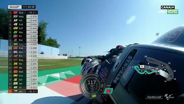 Quartararo meilleur temps des essais 1!