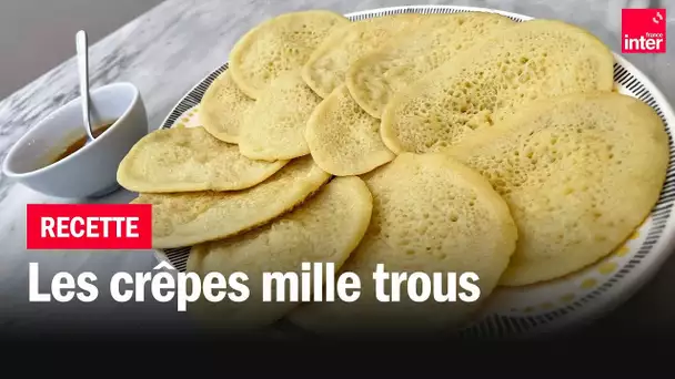 Les crêpes mille trous - Les recettes de François-Régis Gaudry