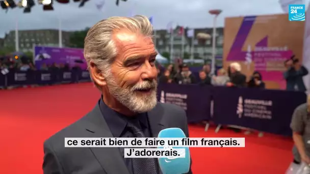 Une journée à Deauville #1 : Pierce Brosnan, un "James Bond" sur le tapis rouge