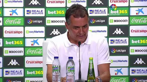 Rueda de prensa Real Betis vs Villarreal CF