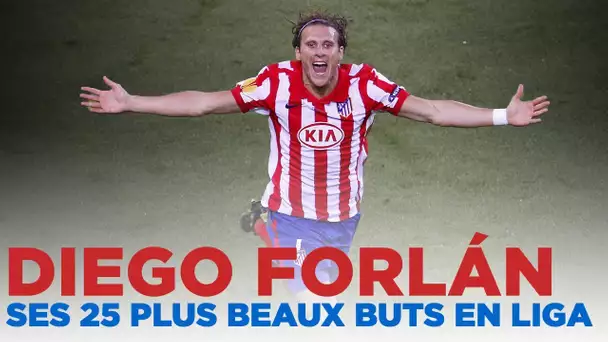 Les 25 plus beaux buts de Diego Forlán en Liga !