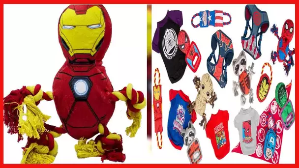 Marvel Comics for Pets Marvel Comics Iron Man Rope Knot Buddy For Dogs | Super Hero Toys For All Dog