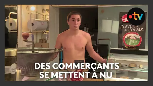 Ces commerçants posent nus dans un calendrier pour sauver leurs boutiques