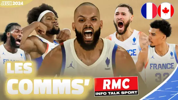 JO 2024 / Basket : Les comms RMC de la fin de match des Bleus contre le Canada