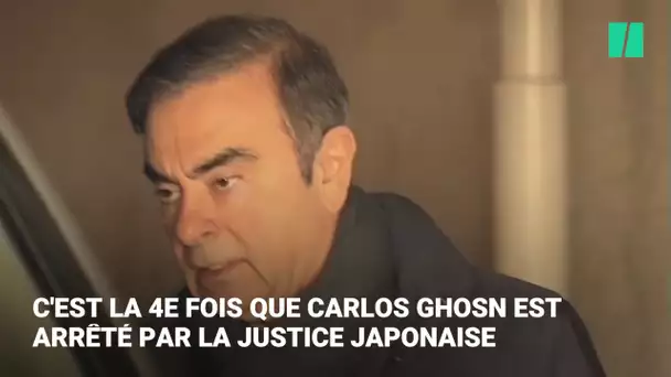 Carlos Ghosn arrêté pour la 4 e fois au Japon