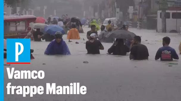 La capitale des Philippines sous l’eau, après le passage du typhon Vamco