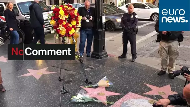 L'hommage à Kirk Douglas sur le Walk of Fame