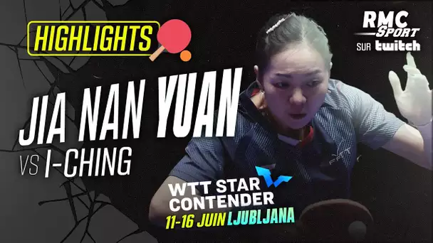 WTT Star Contender Ljubljana (8e de finale) - Yuan Jia Nan vs I-Ching Cheng