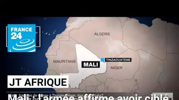 Mali : frappes de drone à Tinzaouatène, l'armée dit avoir visé des "terroristes" • FRANCE 24