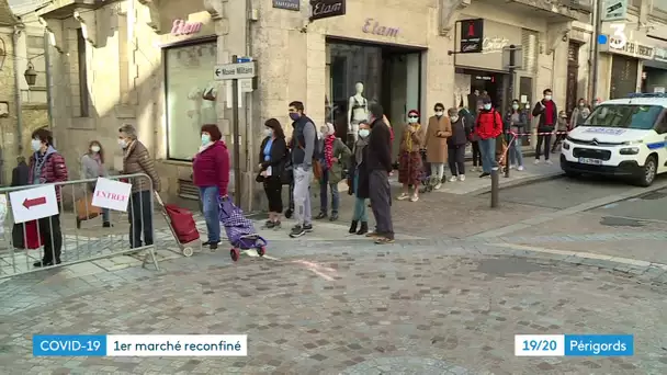 Le marché de Périgueux à l'heure du reconfinement