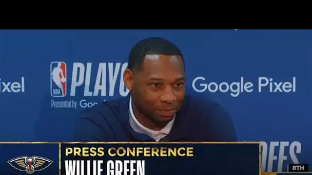 Coach Willie Green Talks Pelicans Game 4 Win | Suns vs Pelicans