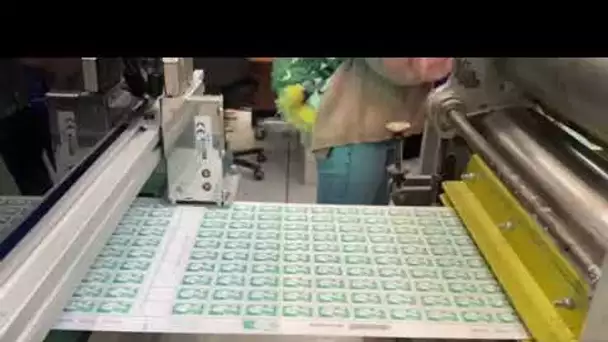 Les nouveaux timbres poste sont fabriqués dans une usine de Dordogne