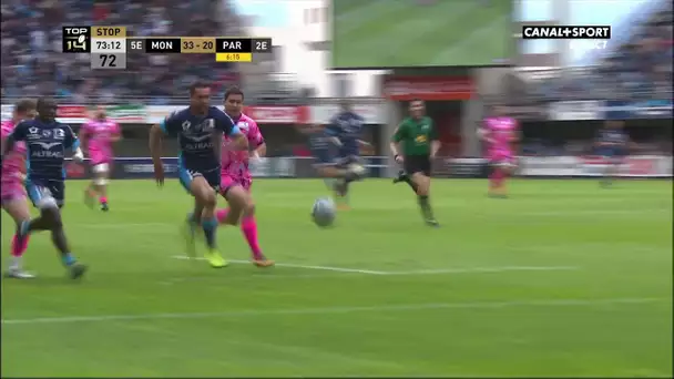 Top 14 - 25ème journée - Montpellier / Stade Français : L'essai d'Immelman face au Stade Français