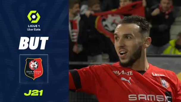 But Amine GOUIRI (21' - SRFC) STADE RENNAIS FC - RC STRASBOURG ALSACE (3-0) 22/23