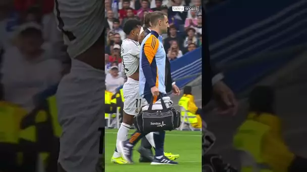 🤕 Blessé, Rodrygo sort en larmes ! 😢 #shorts