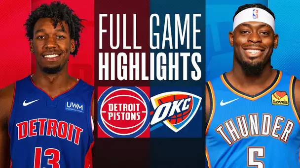 PISTONS at THUNDER | NBA PRESEASON FULL GAME HIGHLIGHTS | October 12, 2023