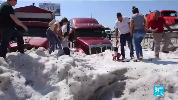 Grêle dans les tropiques : la ville mexicaine de Guadalajara sous la glace