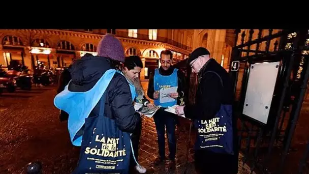 "Nuit de la solidarité" en France pour recenser les sans-abris et identifier leurs problèmes