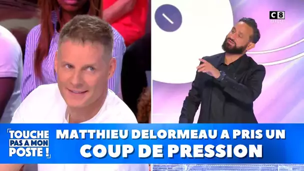 Matthieu Delormeau a pris un coup de pression