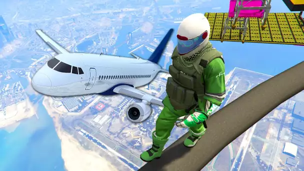 FUNNY PARKOUR MEGA ALTITUDE - GTA 5 ONLINE