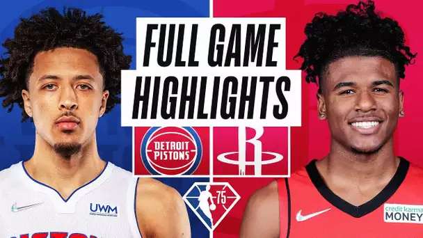 PISTONS at ROCKETS | FULL GAME HIGHLIGHTS | November 10, 2021