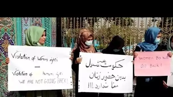 Les Afghanes ont peur et manifestent : "il faut s'inquiéter pour leurs droits, mais pas …