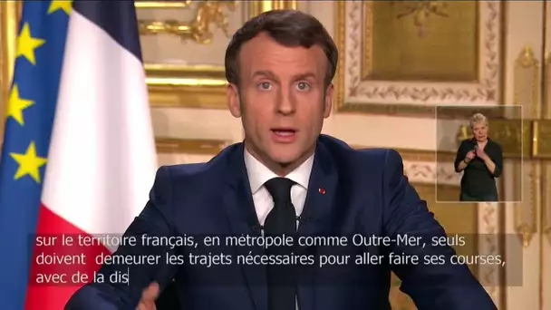 Coronavirus - Emmanuel Macron : "Seuls doivent demeurer les trajets nécessaires"