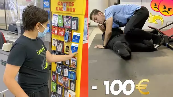 OMAR ACHÈTE 100€ PSN AVEC MA CARTE BANCAIRE ! 😨 ( Younes le défonce)